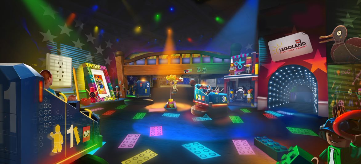 Photo of AV work done for LEGOLAND